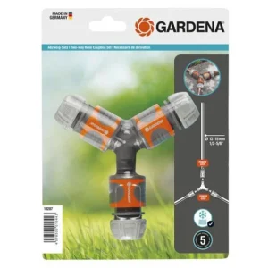 Nécessaire De Dérivation GARDENA En Y Pour Arrosage 13 Mm (1/2″) Et 15 Mm (5/8″) – 1828720 6